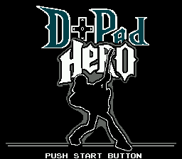 D-pad Hero (Homebrew) — Title screen